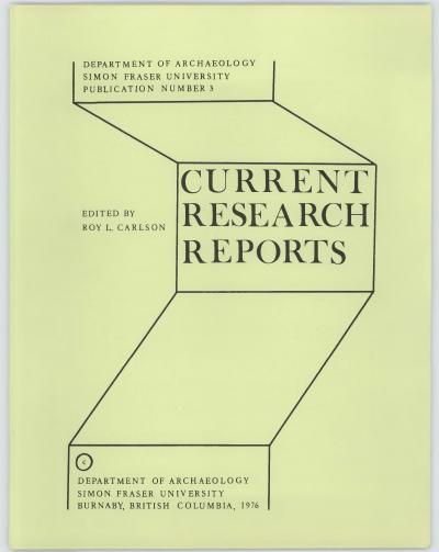 Cover for Current Research Reports: 14 Detailed Reports on Current Archaeological Research