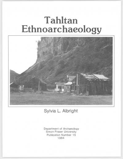 Cover for Tahltan Ethnoarchaeology